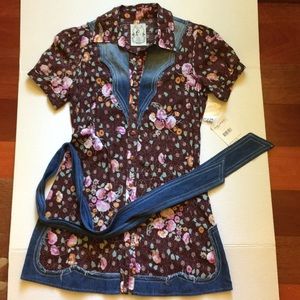 Free People Boho Western Tunic NWT Size 4 A5